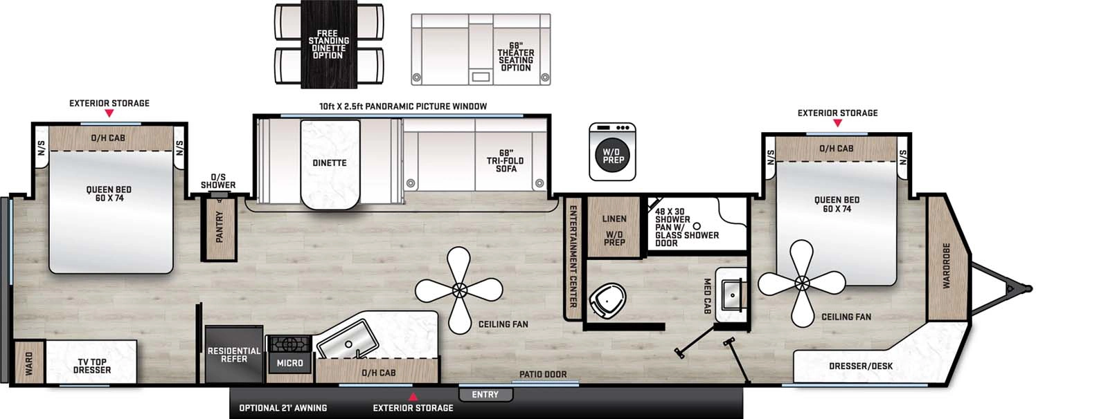 40BHTS2Q Floorplan Image